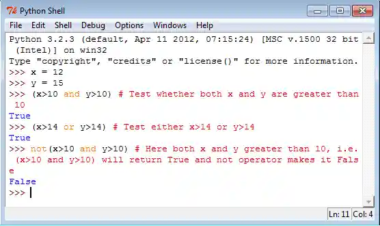 Python Logical Operators