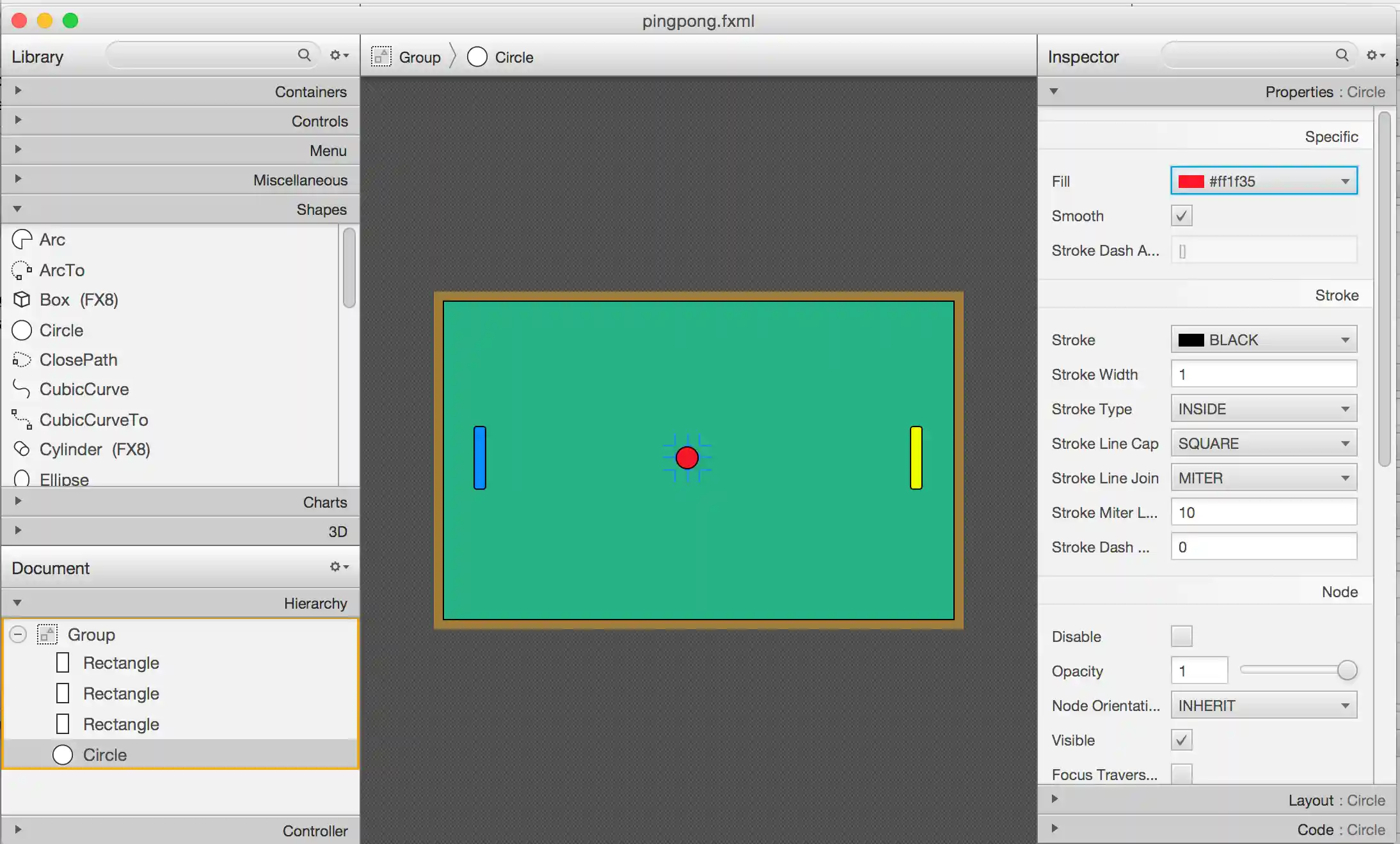 fig 13 paddles and ball